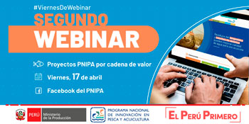 Webinar sobre los proyectos PNIPA y su impacto en el sector