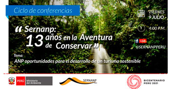 (Conferencia Gratuita) SERNANP: Oportunidades para el desarrollo de un turismo sostenible