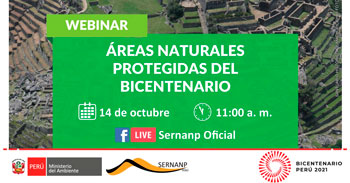 (Webinar Gratuito) SERNANP: Áreas Protegidas del Bicentenario