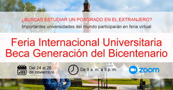 Pronabec desarrollará Feria Internacional Universitaria Beca Generación del Bicentenario