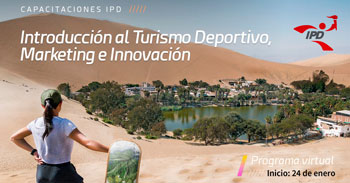 IPD brinda Programa virtual de Introducción al turismo deportivo, marketing e innovación