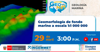 Evento virtual gratuito sobre la geomorfología de fondo marino