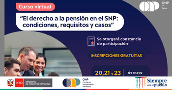 (Curso Virtual Gratuito) ONP: El derecho a la pensión en el Sistema Nacional de Pensiones