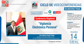 Conferencia virtual gratuita acerca de la vigilancia electrónica personal