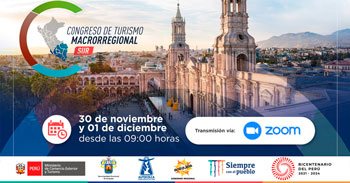 MINCETUR te invita a participar del Congreso de Turismo Macrorregional Sur
