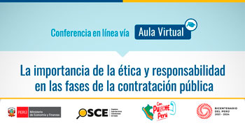 Conferencia online "La importancia de la ética y responsabilidad en las fases de la contratación pública"
