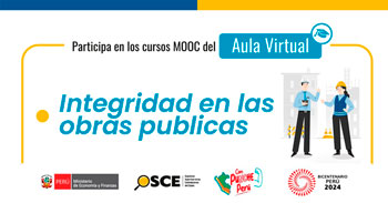 Curso online gratis MOOC "Integridad en las obras publicas" del OSCE