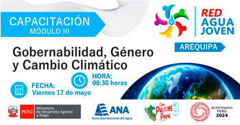  Capacitación presencial "Gobernabilidad, Género y Cambio Climático" de la ANA