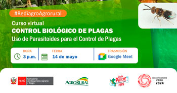  Curso online gratis  "Control biológico de plagas uso de parasitoides para el control de plagas" de Agro Rural