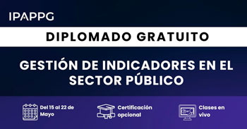  Diplomado online gratis "Gestión de indicadores en el sector público" de IPAPPG