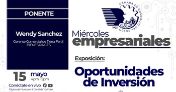  Evento online gratis "Alternativas de ahorro e inversión" de la Cámara de Comercio del Cusco