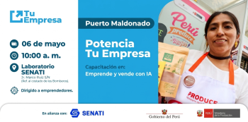  Capacitación presencial - "Emprende y vende con IA" Tu Empresa