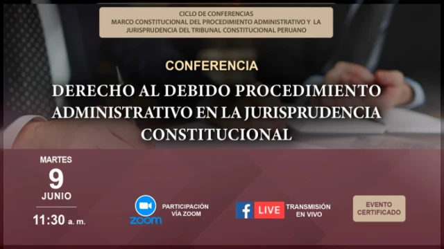  Conferencia online "Derecho al debido procedimiento administrativo en la jurisprudencia constitucional" 