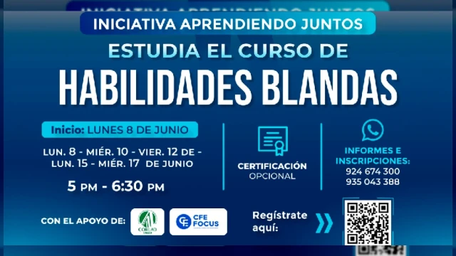  Curso online Gratis - "Habilidades Blandas" Municipalidad de Pueblo Libre