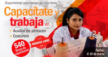 Jóvenes Productivos ofrece 540 BECAS de capacitación - Lima Norte