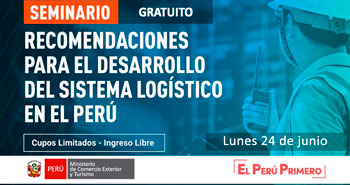 (Seminario Gratuito) MINCETUR: Propuesta para el desarrollo del Sistema Logístico en el Perú