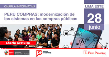 (Charla gratuita) PERÚ COMPRAS: Modernización de Sistemas en las Compras Públicas