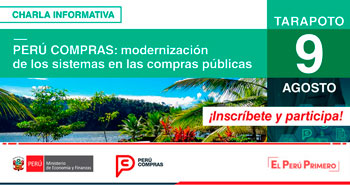 (Charla Gratuita) PERÚ COMPRAS: Modernización de los sistemas en las compras públicas