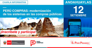 (Charla Gratuita) PERÚ-COMPRAS: Modernización de los Sistemas en las Compras Públicas - Andahuaylas