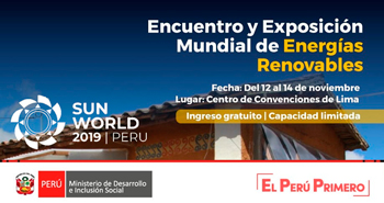 (Evento Gratuito) MIDIS: Encuentro y Exposición Mundial de Energías Renovables