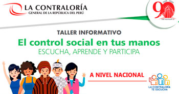La Contraloría viene desarrollando los talleres informativos el Control Social En Tus Manos a nivel nacional