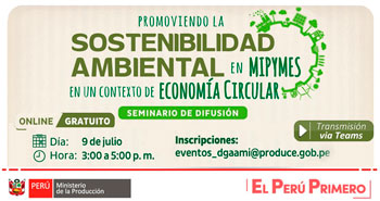 seminario online gratuito de difusión: Promoviendo la sostenibilidad ambiental en las mipymes