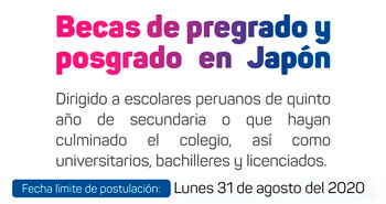Becas para estudios de pregrado y posgrado en Japón