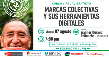 (Curso Virtual Gratuito) DEVIDA: Marcas Colectivas y sus Herramientas Digitales