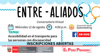 (Conversatorio Virtual) MIMP: Accesibilidad en el transporte para las personas con discapacidad