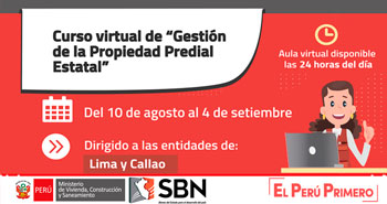 (Curso Virtual) SBN: Gestión de la Propiedad Predial Estatal