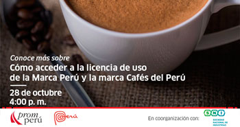 (Webinar Gratuito) PROMPERÚ: Cómo acceder a la licencia de uso de la Marca Perú y la marca cafés del Perú
