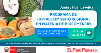 Programa de Fortalecimiento Regional en Materia de Biocomercio