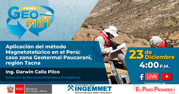INGEMMET: Aplicación del método Magnetotelúrico en el Perú - caso zona Geotermal Paucarani, región Tacna