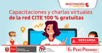 La RED CITE Ofrece Capacitaciones y charlas virtuales 100% gratuitos