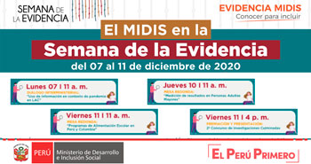 MIDIS Ofrece la Evidencia, festival que busca promover la generación, comunicación y uso de la información