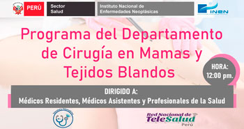 INEN Ofrece Programa de capacitación del Departamento de Mamas y Tejidos Blandos