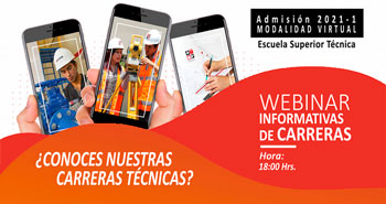 SENCICO Ofrece Webinars Informativas de Carreras y transforma tu futuro