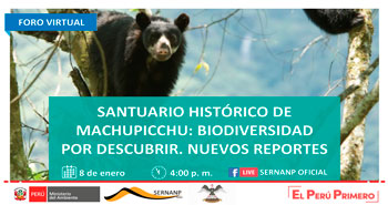 (Foro Virtual Gratuito) SERNANP: Santuario Histórico de Machupicchu - biodiversidad por descubrir
