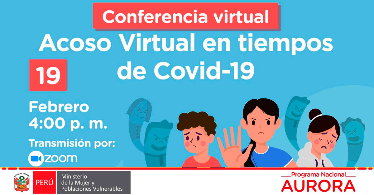 (Conferencia Virtual) MIMP: Acoso Virtual en tiempos de Covid-19