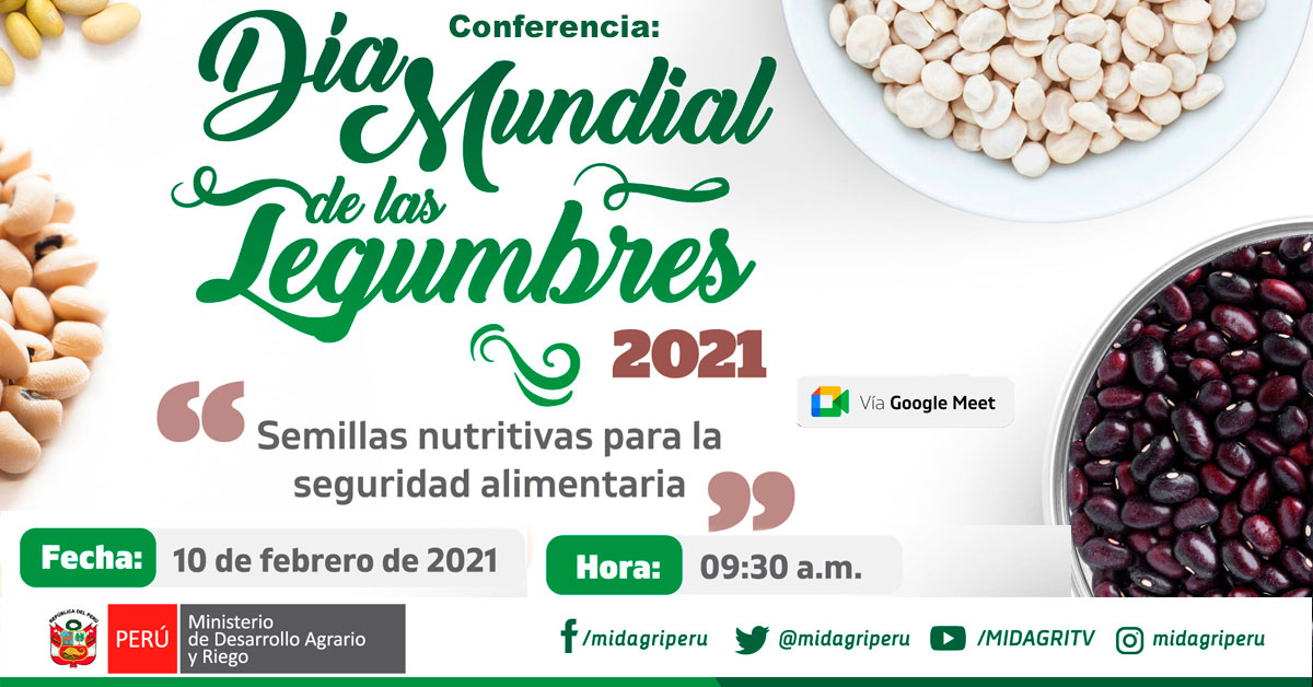 (Conferencia Virtual) MINAGRI: Semillas nutritivas para la seguridad alimentaria
