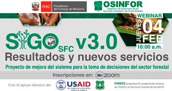 (Webinar) OSINFOR: Presentación SIGO sfc V3.0