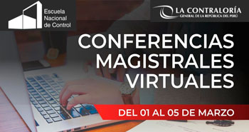 LA CONTRALORIA Ofrece Conferencias Magistrales Virtuales 