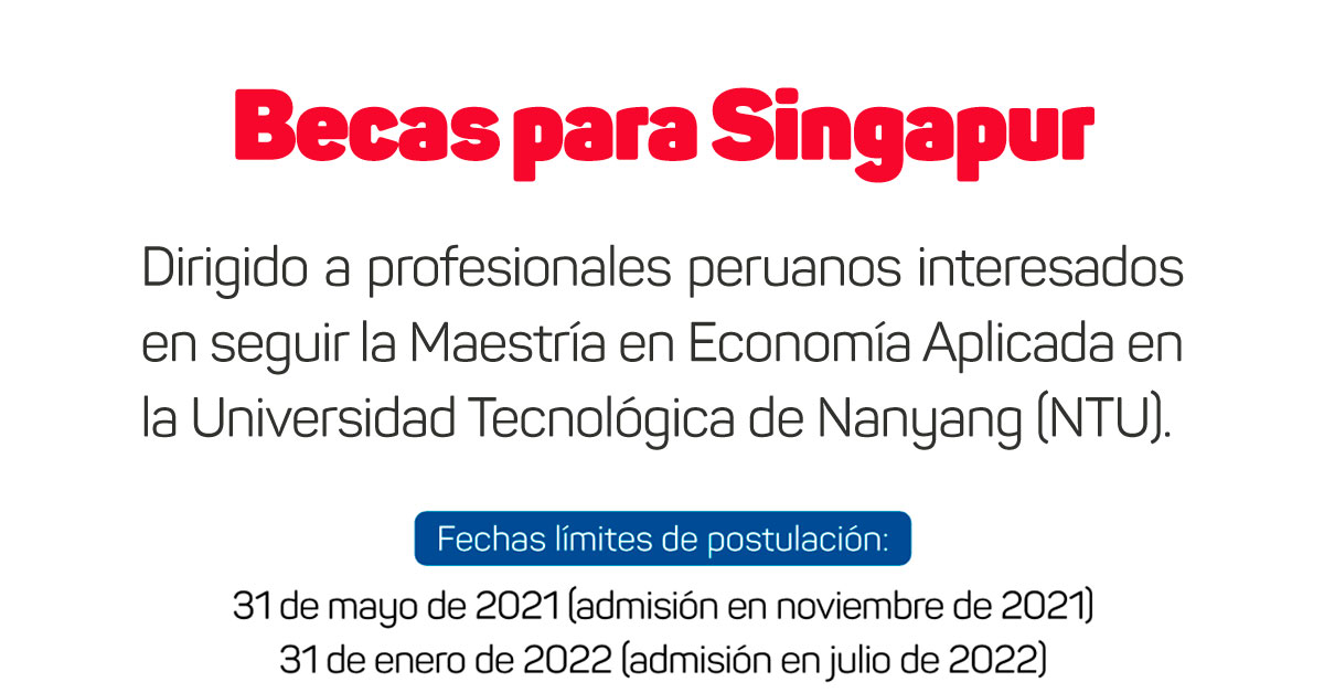 Becas para Singapur