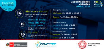 CONCYTEC Ofrece Capacitaciones del uso de la Biblioteca Virtual del Concytec