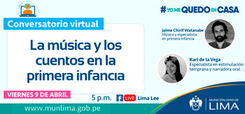 Conversatorío Virtual Gratuito: La música y los cuentos en la primera infancia