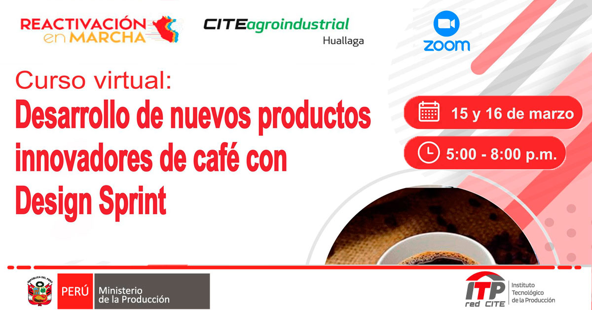 Curso Virtual Gratuito: Desarrollo de nuevos productos innovadores de café con design sprint