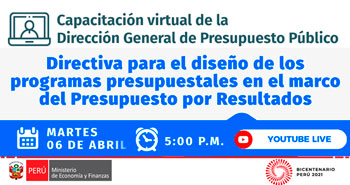 (Capacitación Virtual Gratuita) MEF: Directiva para el diseño de programas presupuestales por resultados