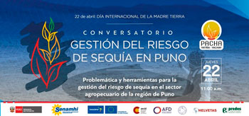 (Conversatorio Virtual Gratuito) SENAMHI: Gestión del riesgo de sequía en Puno