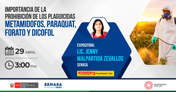 (Charla Virtual Gratuita) SENASA: Importancia de la Prohibición de Plaguicidas