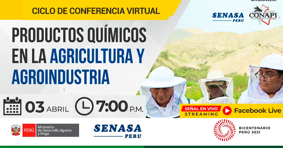 (Conferencia Virtual Gratuita) SENASA: Productos Químicos en la Agricultura y Agroindustria